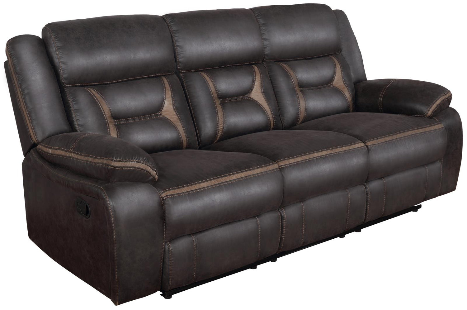 Greer Upholstered Tufted Back Motion Sofa - 651354 - Bien Home Furniture &amp; Electronics