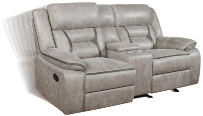 Greer Upholstered Tufted Living Room Set - 651351-S3 - Bien Home Furniture &amp; Electronics