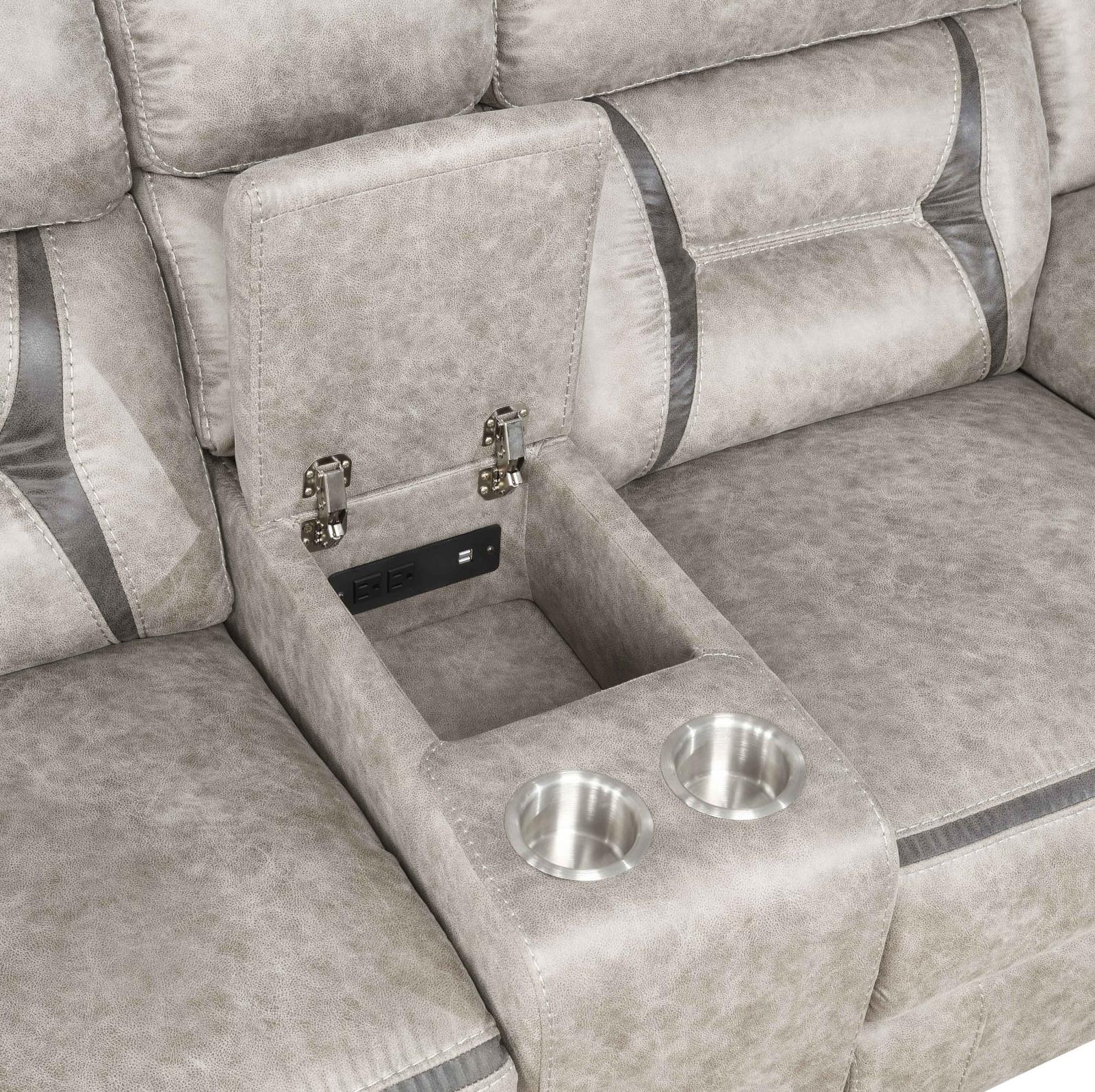 Greer Upholstered Tufted Living Room Set - 651351-S3 - Bien Home Furniture &amp; Electronics