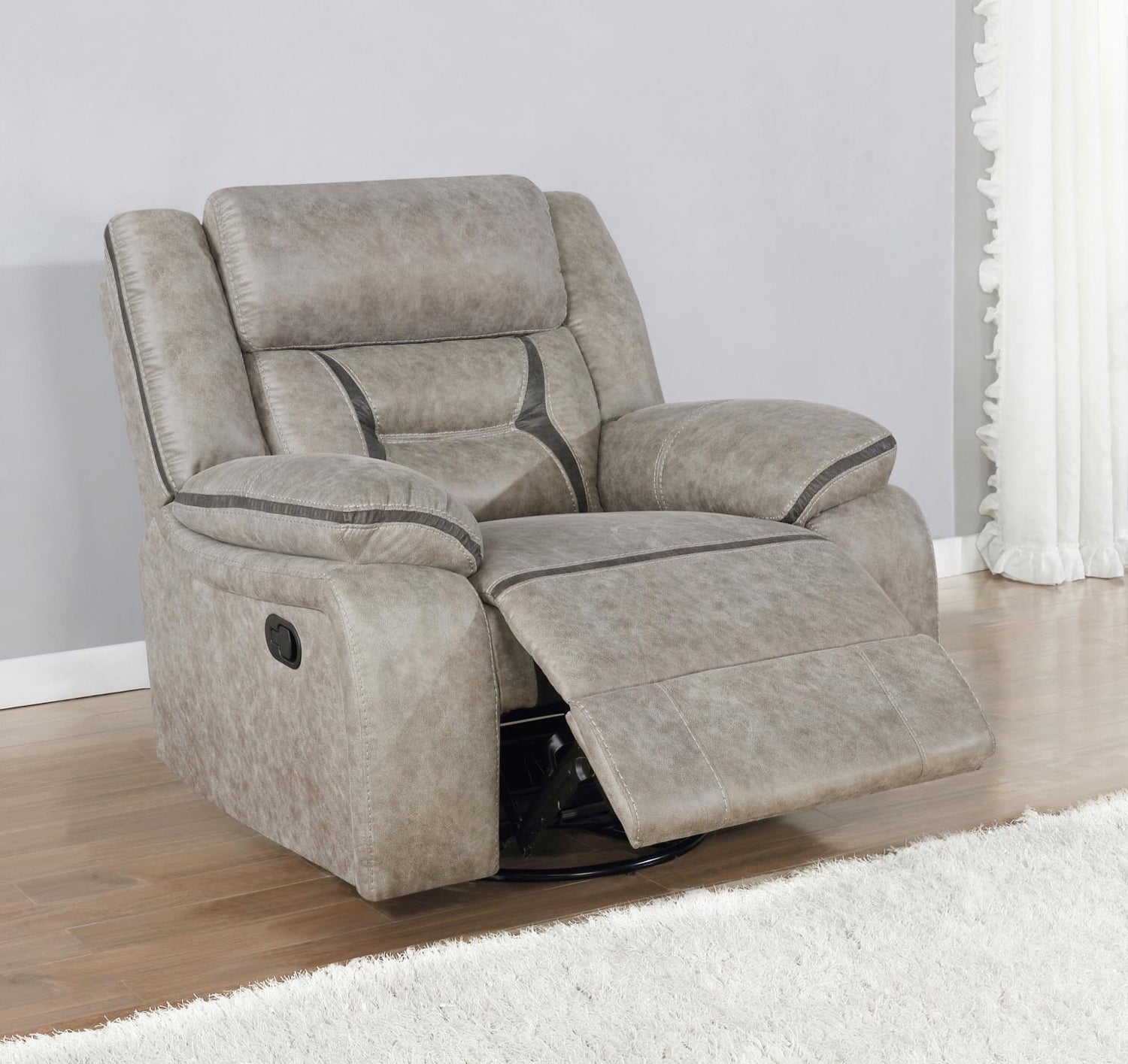 Greer Upholstered Tufted Living Room Set - 651351-S3 - Bien Home Furniture &amp; Electronics