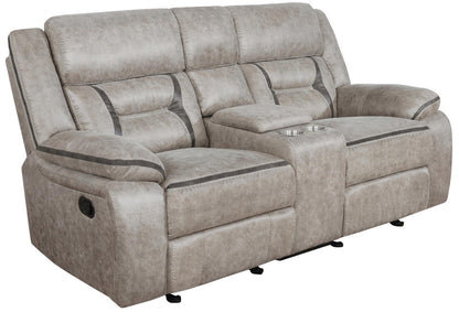 Greer Upholstered Tufted Living Room Set - 651351-S3 - Bien Home Furniture &amp; Electronics
