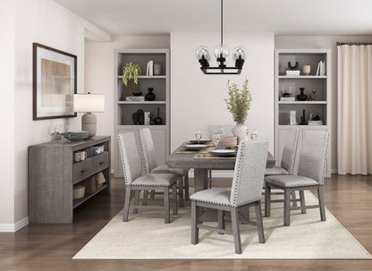 Gresham Gray Dining Table - 5760-90* - Bien Home Furniture &amp; Electronics