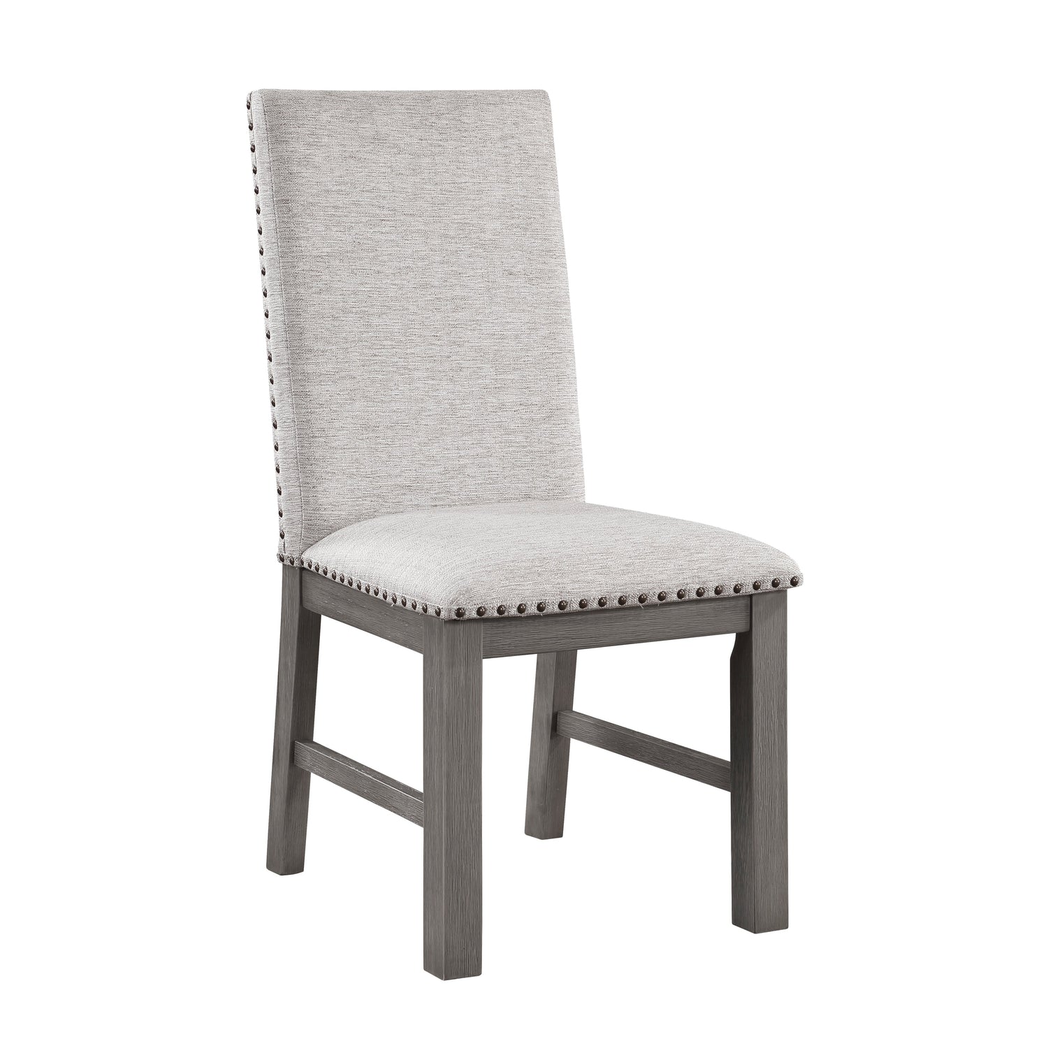 Gresham Gray Side Chair, Set of 2 - 5760S - Bien Home Furniture &amp; Electronics