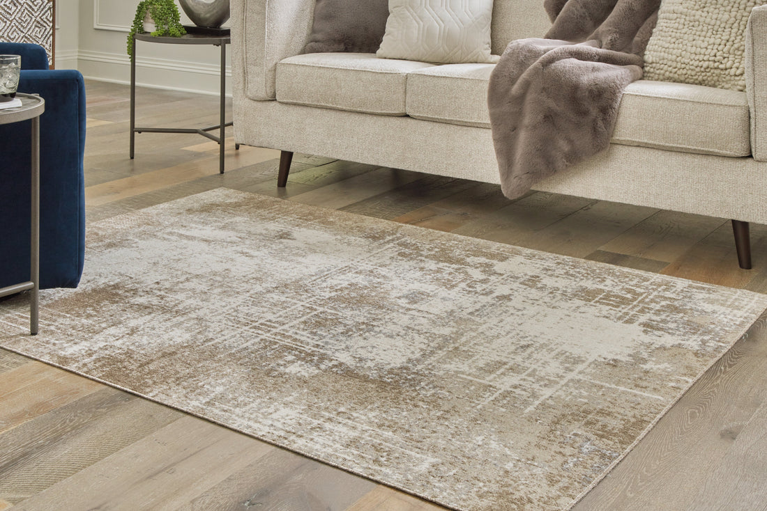 Grifflain Tan/Brown/Gray Medium Rug - R406232 - Bien Home Furniture & Electronics