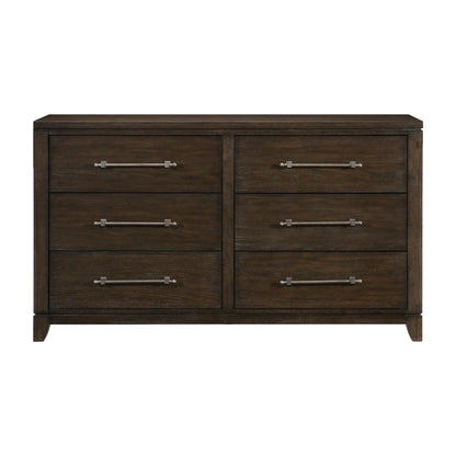 Griggs Dark Brown Dresser - 1669-5 - Bien Home Furniture &amp; Electronics