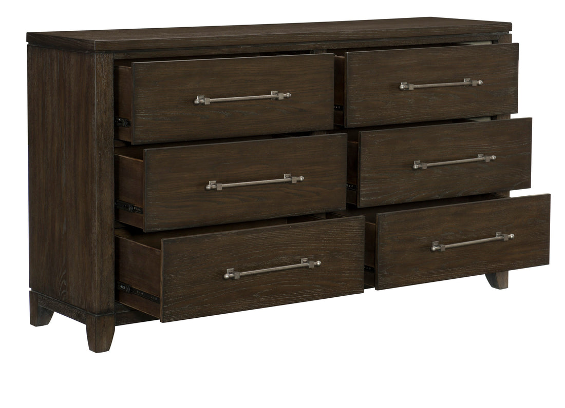 Griggs Dark Brown Dresser - 1669-5 - Bien Home Furniture &amp; Electronics