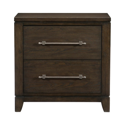 Griggs Dark Brown Nightstand - 1669-4 - Bien Home Furniture &amp; Electronics