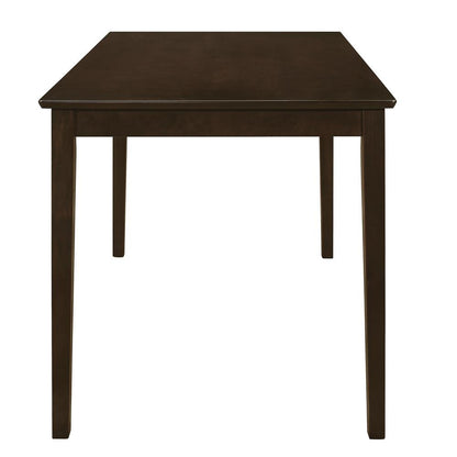 Guillen 5-Piece Dining Set with Bench Cappuccino/Dark Brown - 150232 - Bien Home Furniture &amp; Electronics