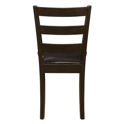Guillen 5-Piece Dining Set with Bench Cappuccino/Dark Brown - 150232 - Bien Home Furniture &amp; Electronics