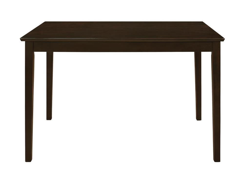 Guillen 5-Piece Dining Set with Bench Cappuccino/Dark Brown - 150232 - Bien Home Furniture &amp; Electronics