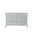 Gunnison Silver Metallic 6-Drawer Dresser - 223213 - Bien Home Furniture & Electronics