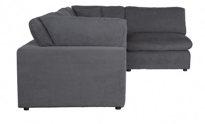 Guthrie Gray Modular 4-Piece Modular Sectional - 9546GY*4SC - Bien Home Furniture &amp; Electronics