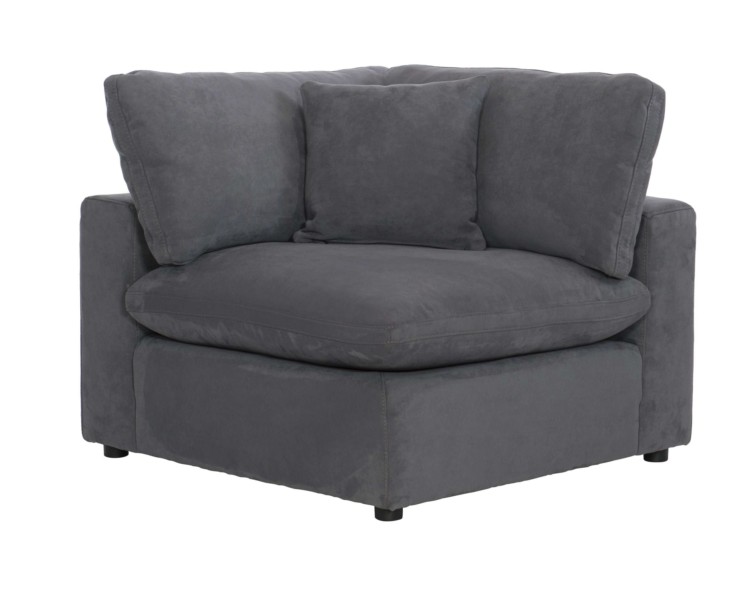 Guthrie Gray Modular 4-Piece Modular Sofa Chaise - 9546GY*4OT - Bien Home Furniture &amp; Electronics