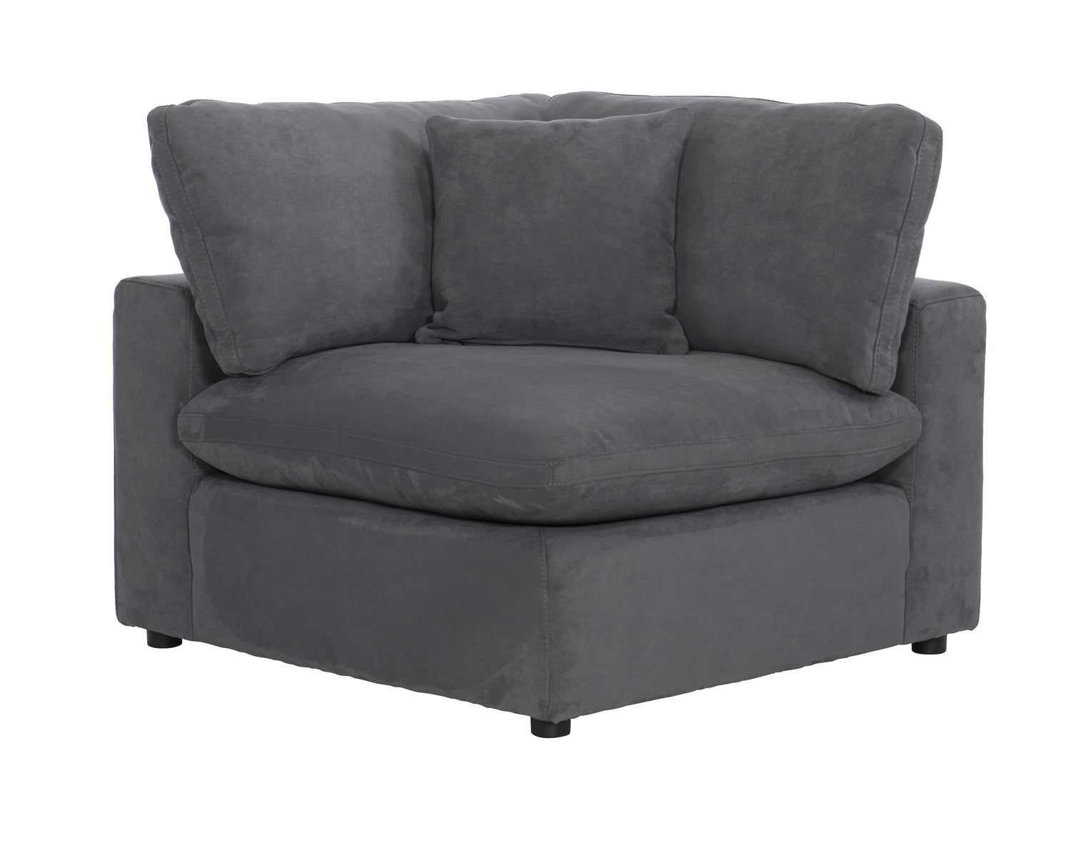 Guthrie Gray Modular 5-Piece Modular Sectional with Ottoman - 9546GY*5OT - Bien Home Furniture &amp; Electronics