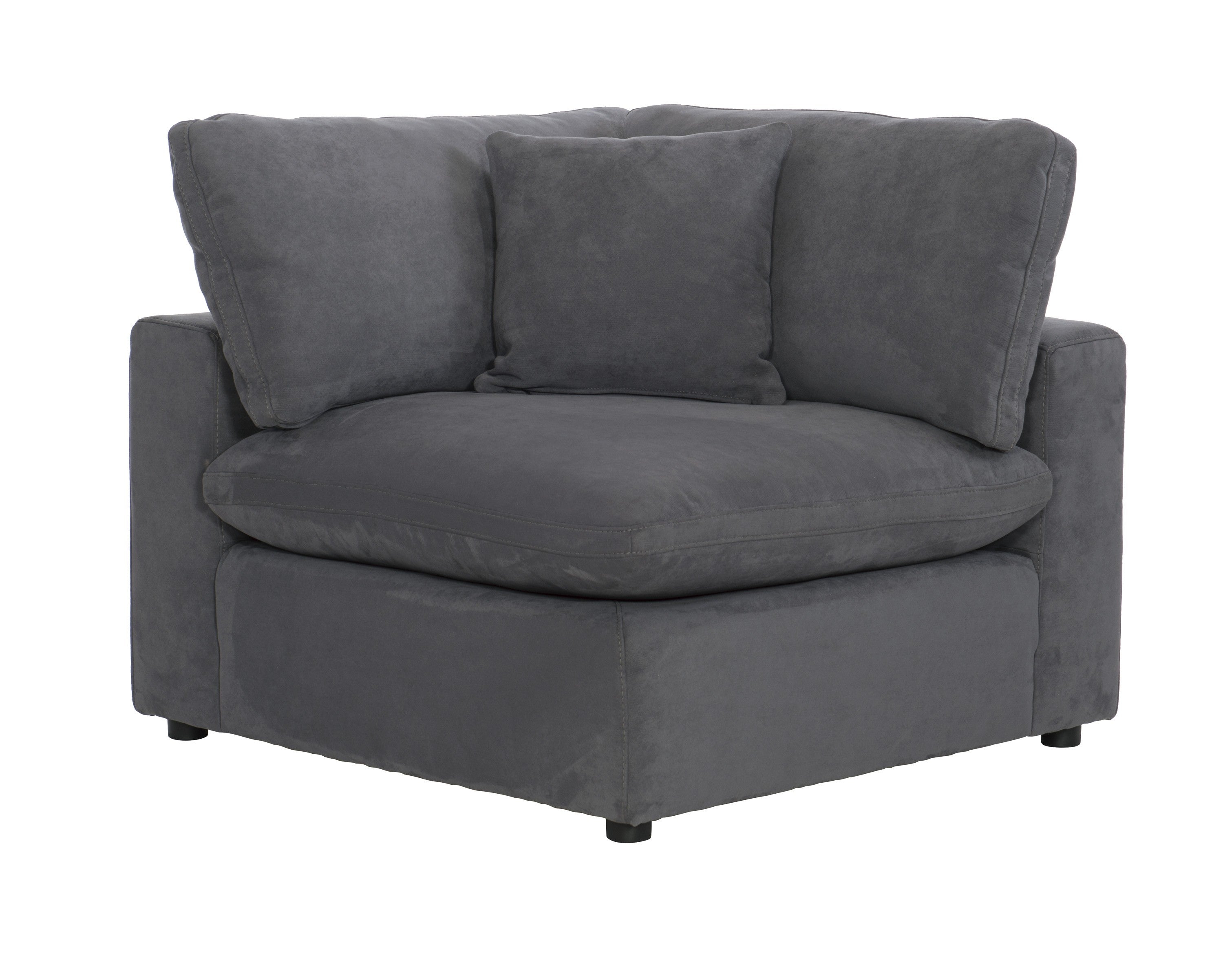 Guthrie Gray Modular 5-Piece Modular Sectional with Ottoman - 9546GY*5OT - Bien Home Furniture &amp; Electronics