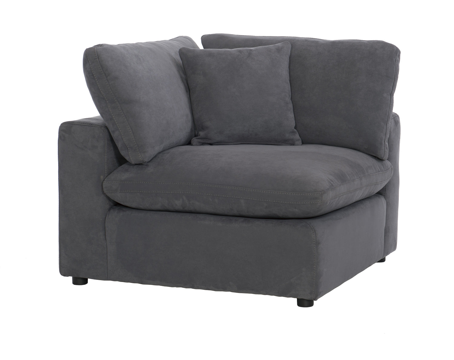 Guthrie Gray Modular 5-Piece Modular Sectional with Ottoman - 9546GY*5OT - Bien Home Furniture &amp; Electronics