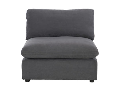 Guthrie Gray Modular 5-Piece Modular Sectional with Ottoman - 9546GY*5OT - Bien Home Furniture &amp; Electronics