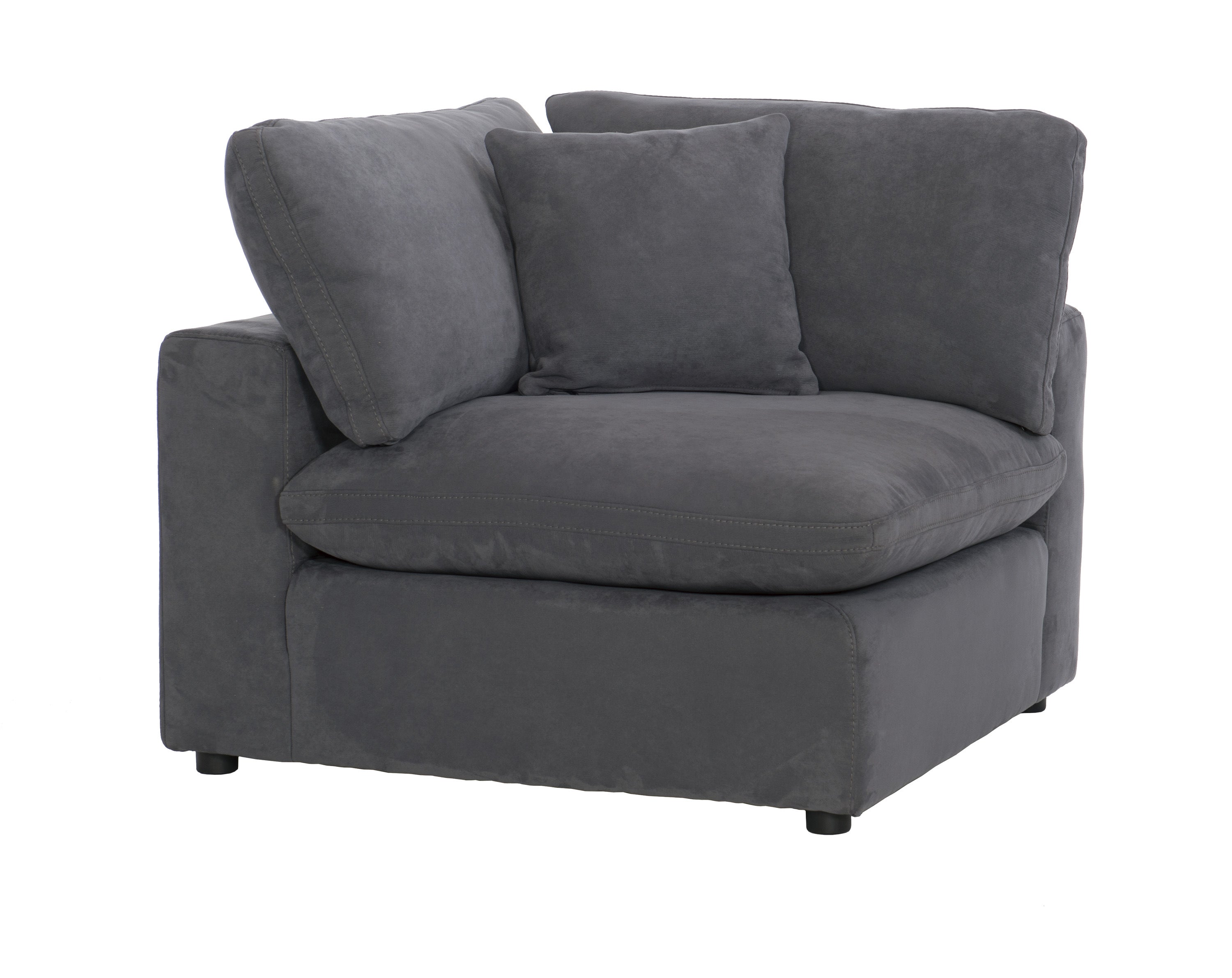 Guthrie Gray Modular 6-Piece Modular Sectional with Ottoman - 9546GY*6OT - Bien Home Furniture &amp; Electronics