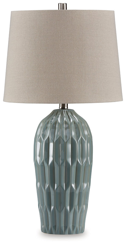 Hadbury Pale Blue/Teal Table Lamp (Set of 2) - L178034 - Bien Home Furniture &amp; Electronics
