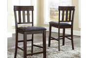 Haddigan Dark Brown Counter Height Barstool, Set of 2 - D596-124 - Bien Home Furniture & Electronics