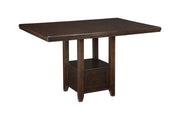 Haddigan Dark Brown Counter Height Dining Extension Table - D596-42 - Bien Home Furniture & Electronics