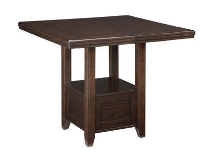Haddigan Dark Brown Counter Height Set - SET | D596-42 | D596-124(3) - Bien Home Furniture &amp; Electronics