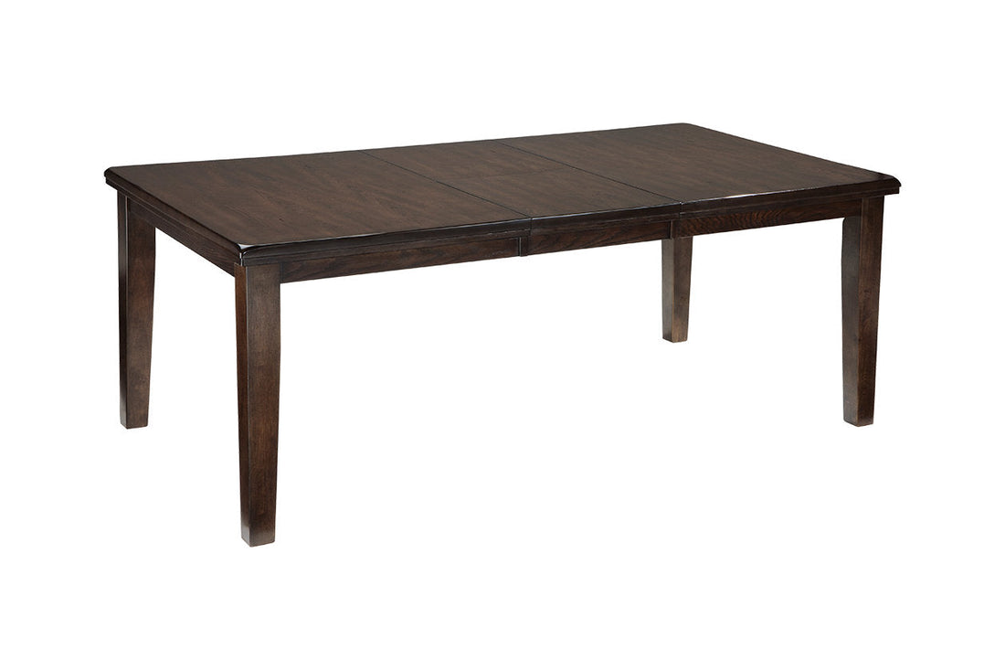 Haddigan Dark Brown Dining Extension Table - D596-35 - Bien Home Furniture &amp; Electronics