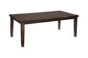 Haddigan Dark Brown Dining Extension Table - D596-35 - Bien Home Furniture & Electronics