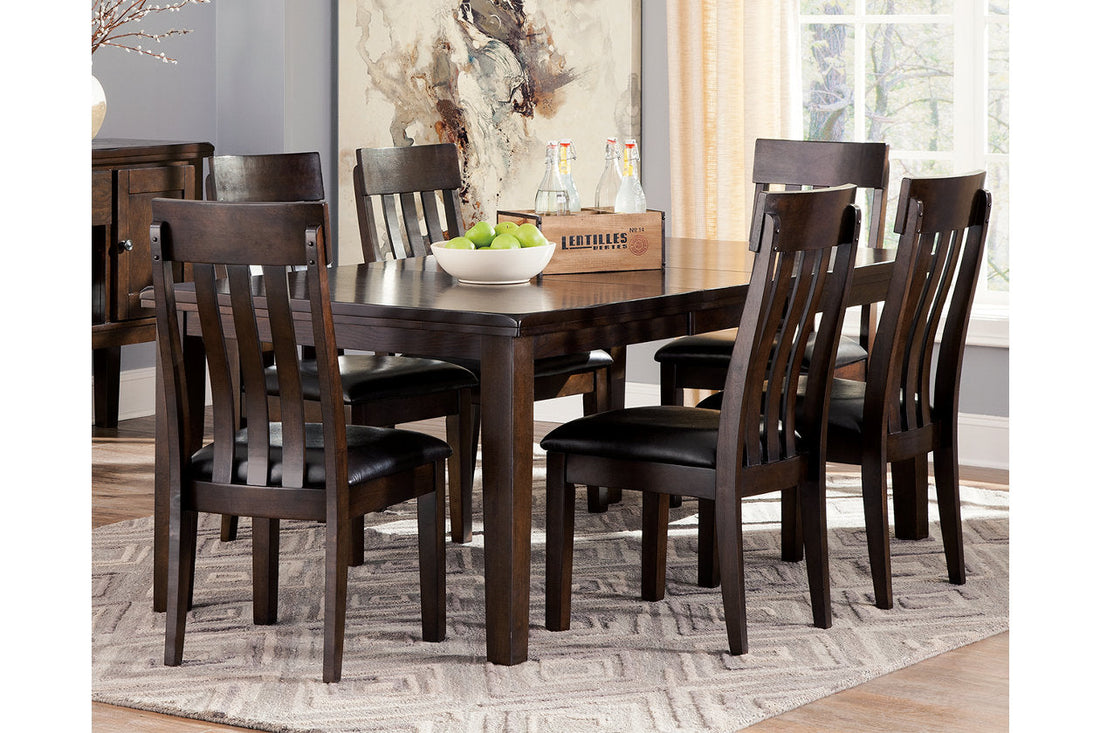 Haddigan Dark Brown Dining Extension Table - D596-35 - Bien Home Furniture &amp; Electronics