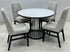 Hadley Faux Marble Round Table Leg - 2201T-48-LEG - Bien Home Furniture & Electronics