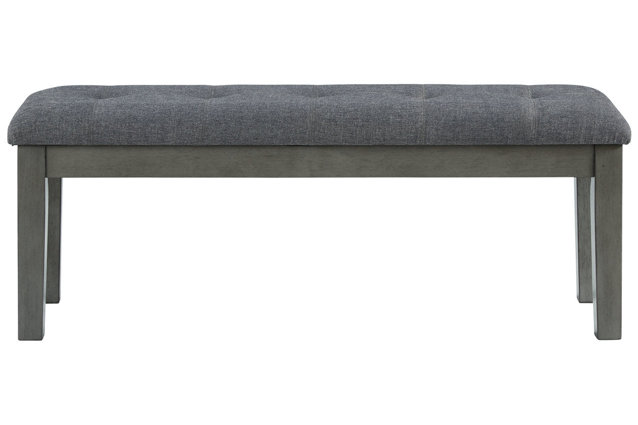 Hallanden Two-tone Gray 50&quot; Dining Bench - D589-00 - Bien Home Furniture &amp; Electronics