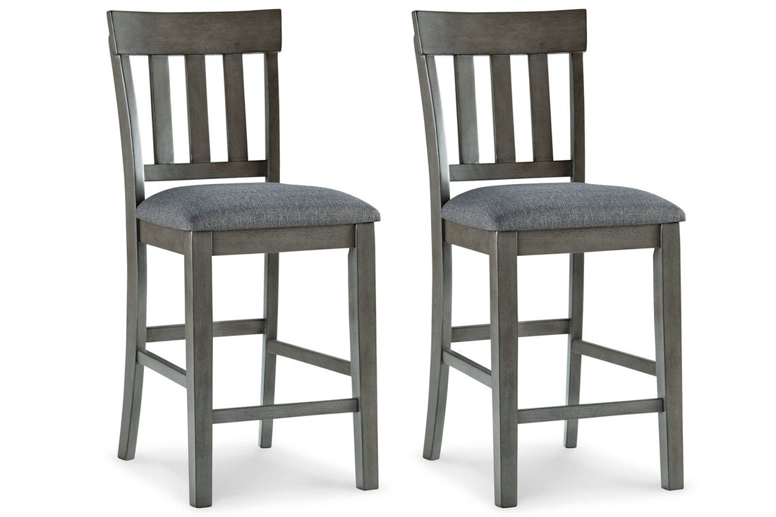 Hallanden Two-tone Gray Counter Height Chair, Set of 2 - D589-124 - Bien Home Furniture &amp; Electronics