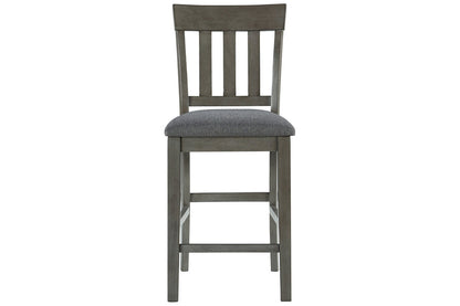 Hallanden Two-tone Gray Counter Height Chair, Set of 2 - D589-124 - Bien Home Furniture &amp; Electronics