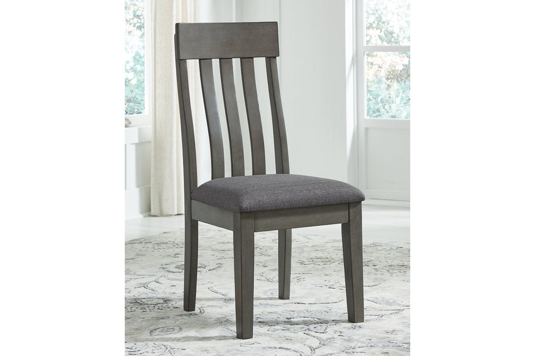 Hallanden Two-tone Gray Dining Chair, Set of 2 - D589-01 - Bien Home Furniture &amp; Electronics