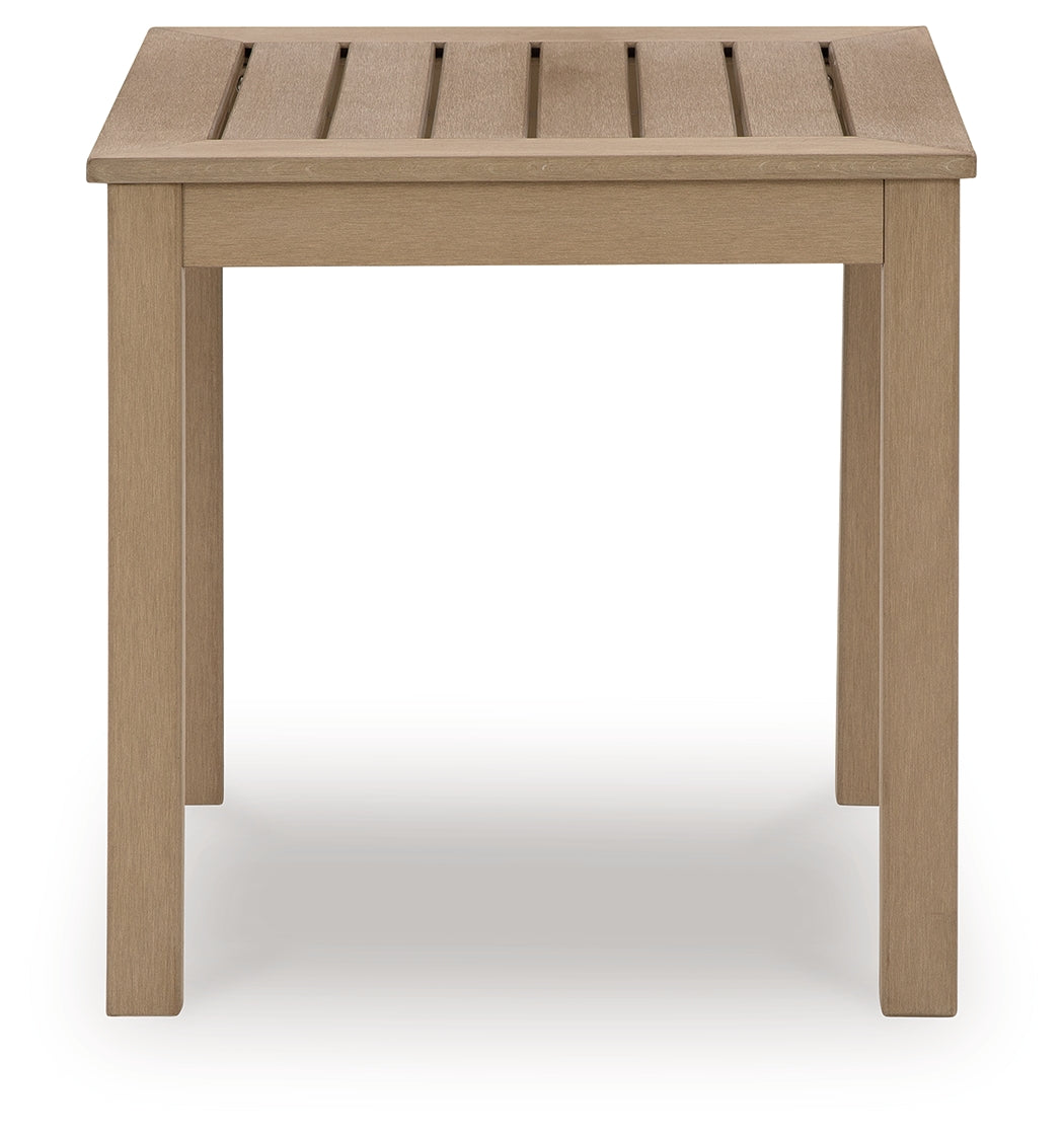 Hallow Creek Driftwood Outdoor End Table - P560-702 - Bien Home Furniture &amp; Electronics