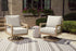 Hallow Creek Driftwood Outdoor Swivel Lounge with Cushion - P560-821 - Bien Home Furniture & Electronics