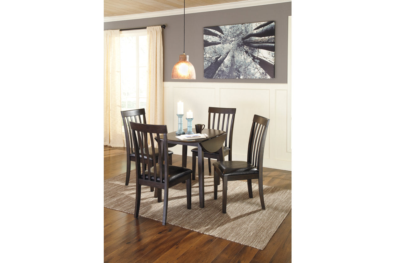 Hammis Dark Brown Dining Drop Leaf Table - D310-15 - Bien Home Furniture &amp; Electronics