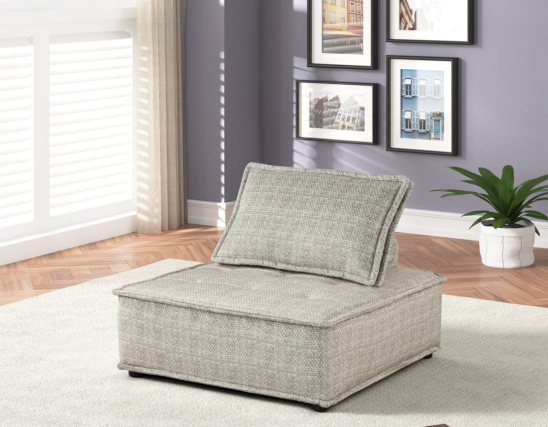 Happy Beige Modular Accent Chair - Happy Beige - Bien Home Furniture &amp; Electronics