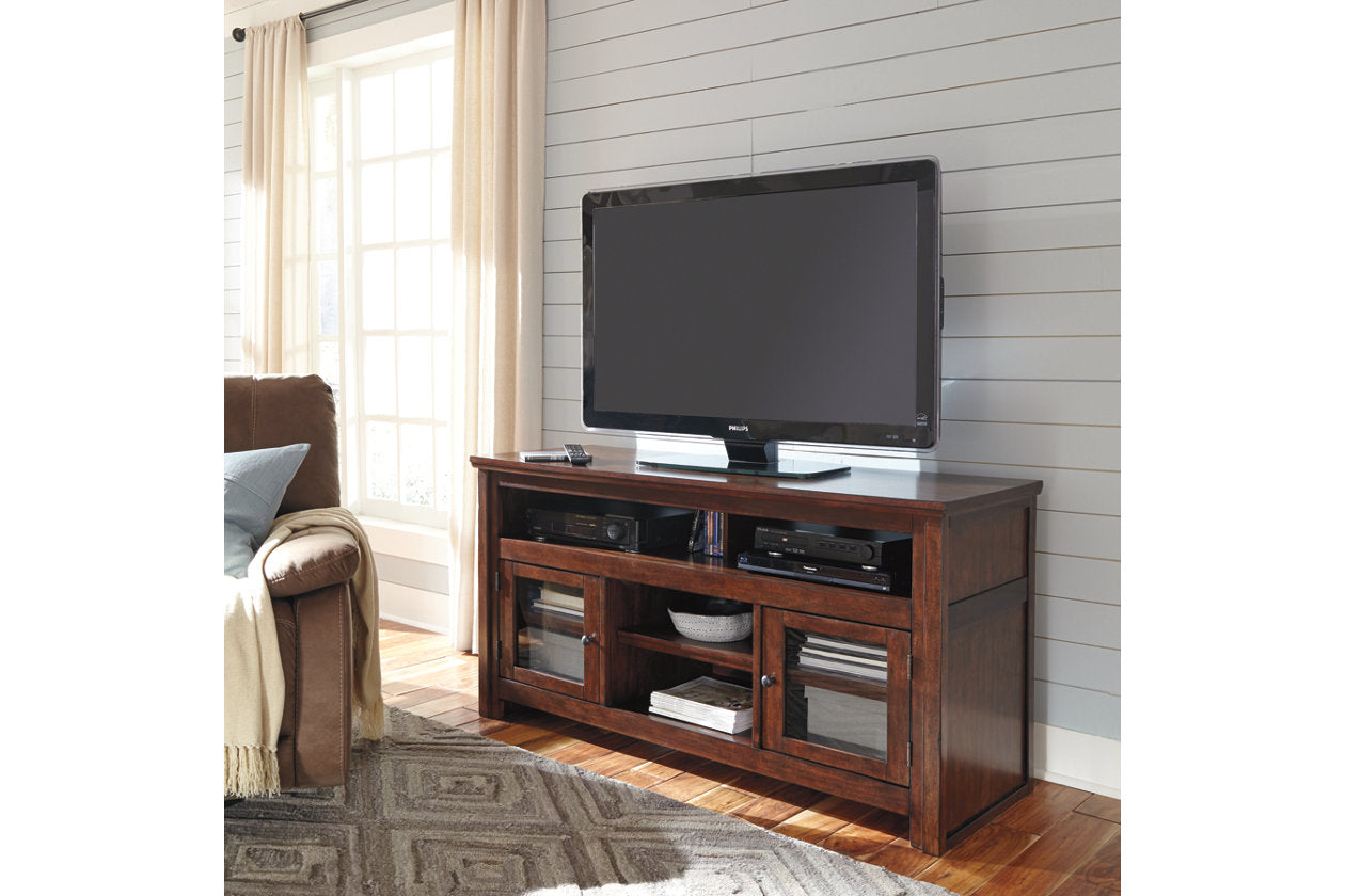 Harpan Reddish Brown 60&quot; TV Stand - W797-38 - Bien Home Furniture &amp; Electronics