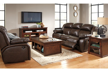 Harpan Reddish Brown 60&quot; TV Stand - W797-38 - Bien Home Furniture &amp; Electronics