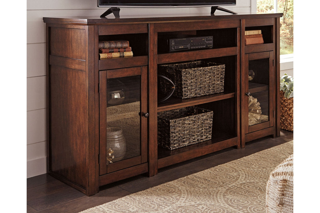 Harpan Reddish Brown 72&quot; TV Stand - W797-68 - Bien Home Furniture &amp; Electronics