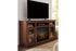 Harpan Reddish Brown 72" TV Stand with Electric Fireplace - SET | W797-68 | W100-121 - Bien Home Furniture & Electronics