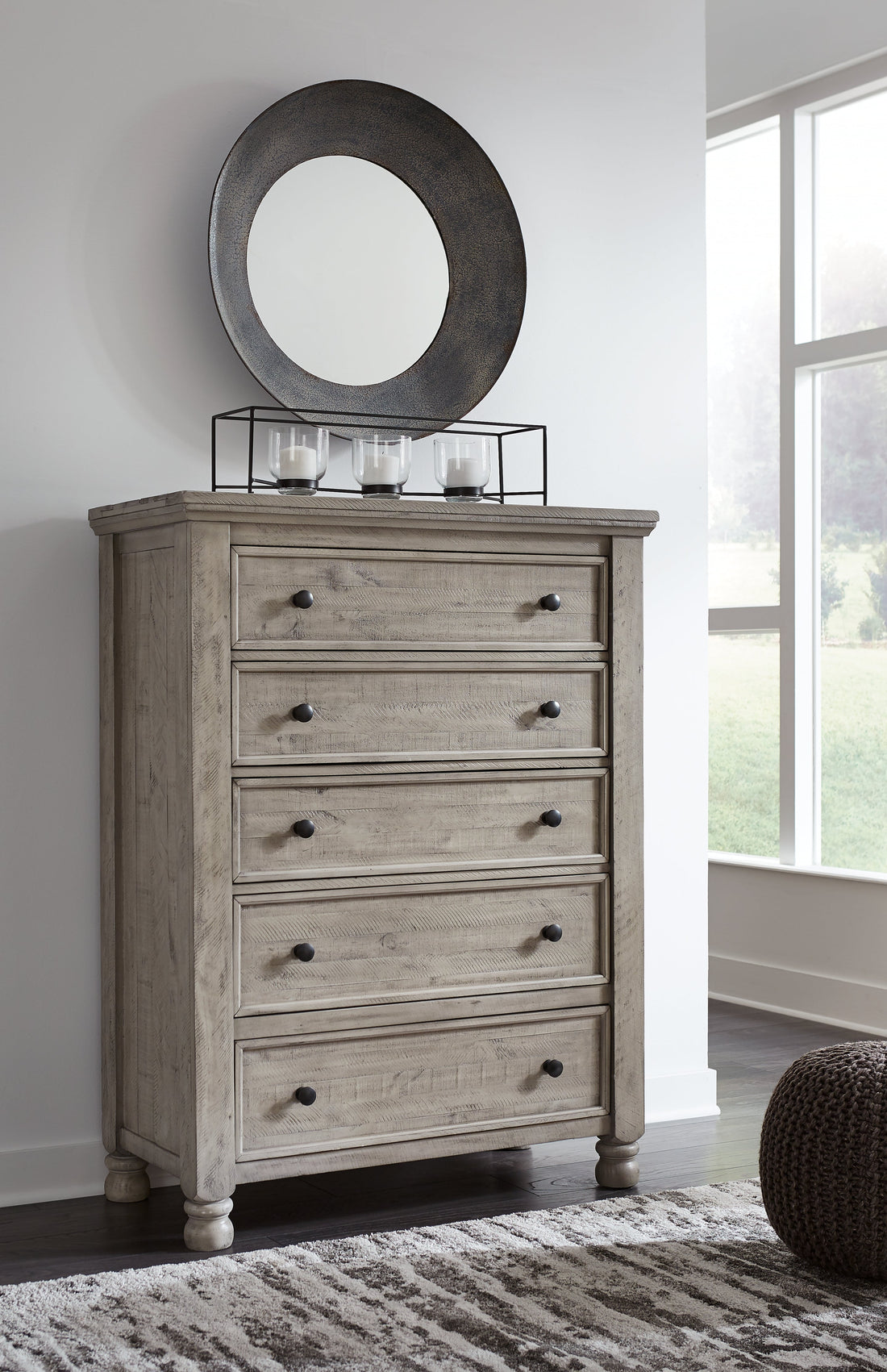 Harrastone Gray Chest of Drawers - B816-46 - Bien Home Furniture &amp; Electronics