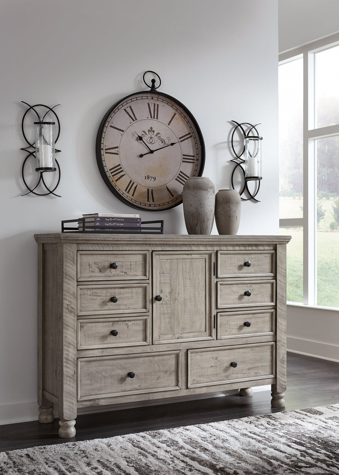 Harrastone Gray Dresser - B816-31 - Bien Home Furniture &amp; Electronics