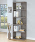 Harrison Weathered Gray 5-Tier Bookcase - 800553 - Bien Home Furniture & Electronics