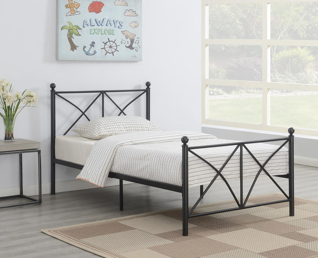Hart Metal Platform Bed - 422755F - Bien Home Furniture &amp; Electronics