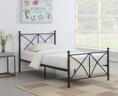 Hart Metal Platform Bed - 422755F - Bien Home Furniture &amp; Electronics