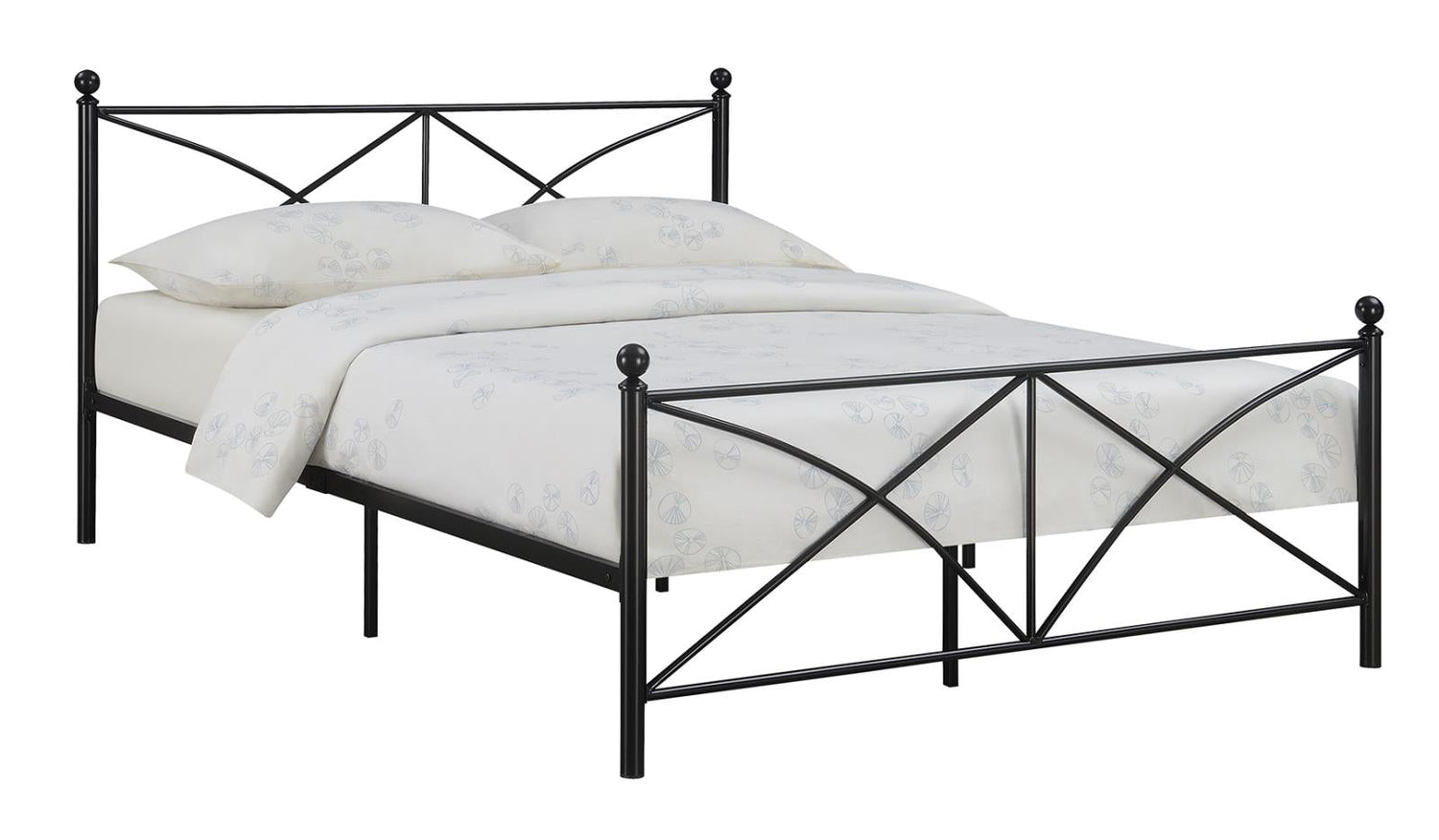 Hart Metal Platform Bed - 422755Q - Bien Home Furniture &amp; Electronics