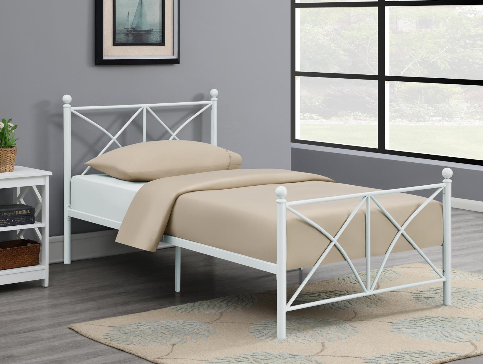 Hart Metal Platform Bed - 422759F - Bien Home Furniture &amp; Electronics