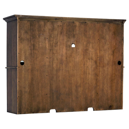 Hartshill 2-Door Hutch with Shelves Burnished Oak - 881283H - Bien Home Furniture &amp; Electronics